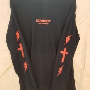 The Weeknd Star Boy Long Sleeve Sz L